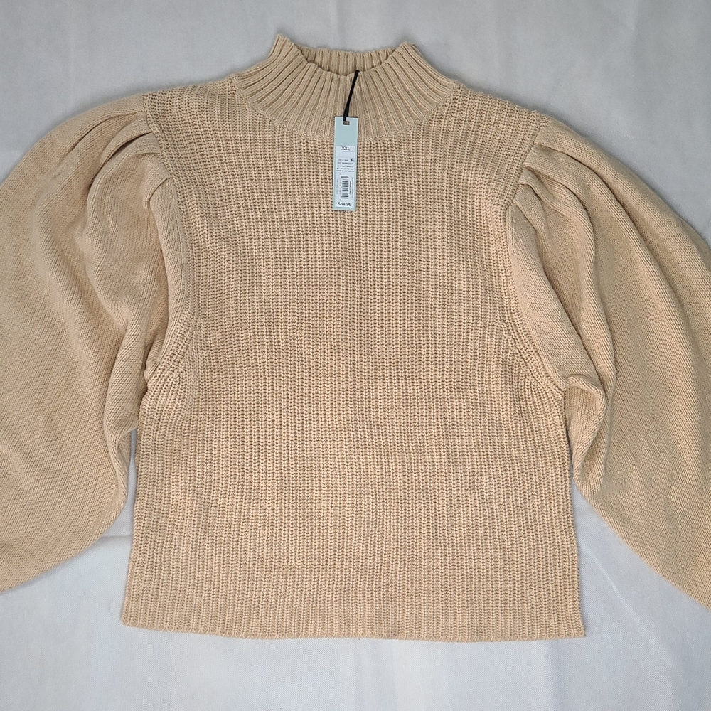 Prologue Women's Ballon Sleeve Pullover Sweater